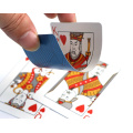 Cartões de pôquer personalizados de impressão plástica Braille cartas